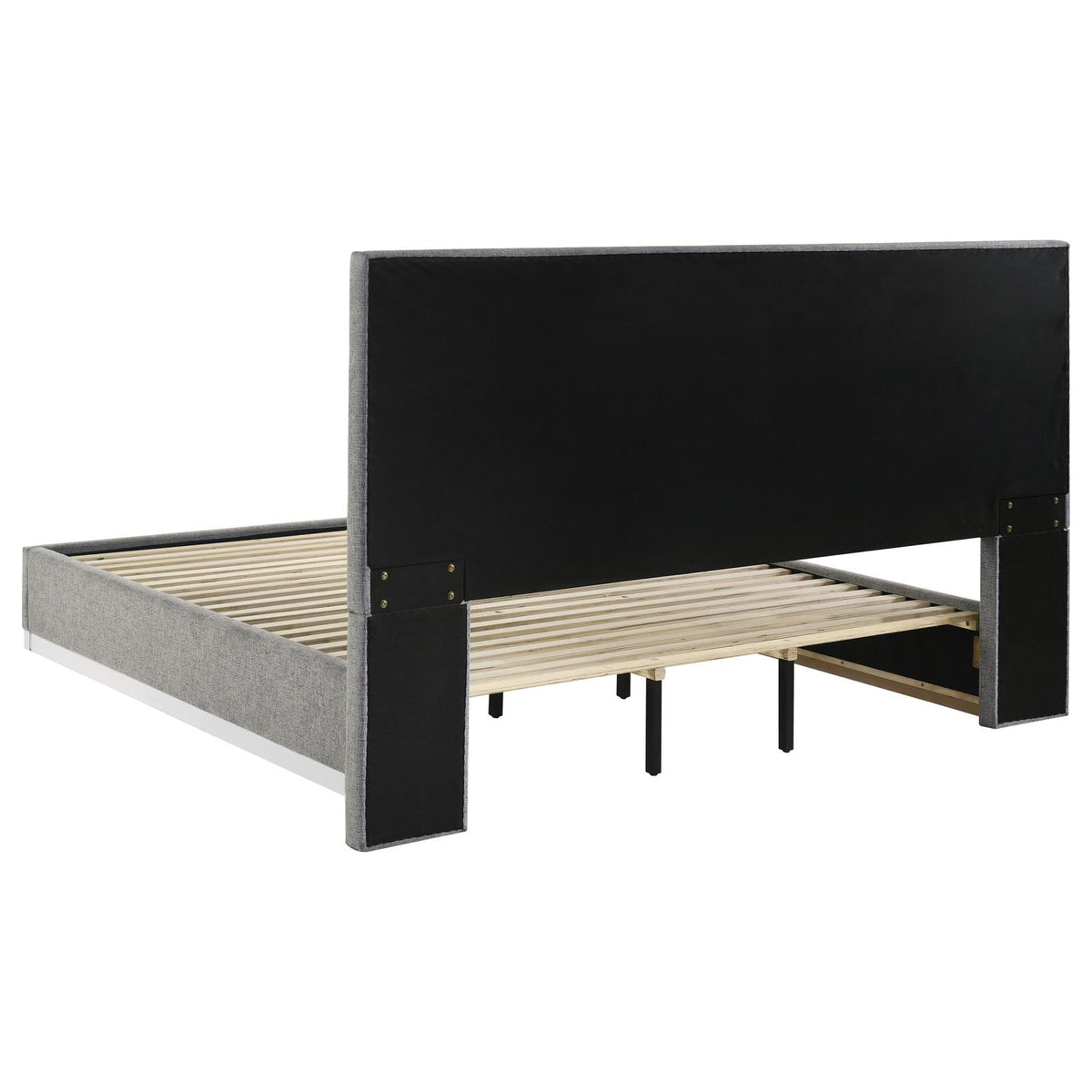 Viana Bedroom Set - Grey / White High Gloss