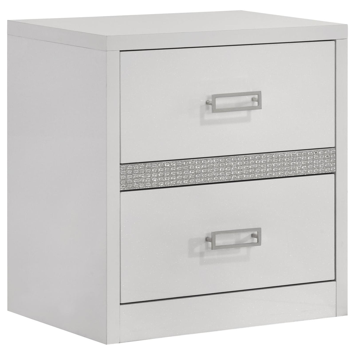 Viana Bedroom Set - Grey / White High Gloss