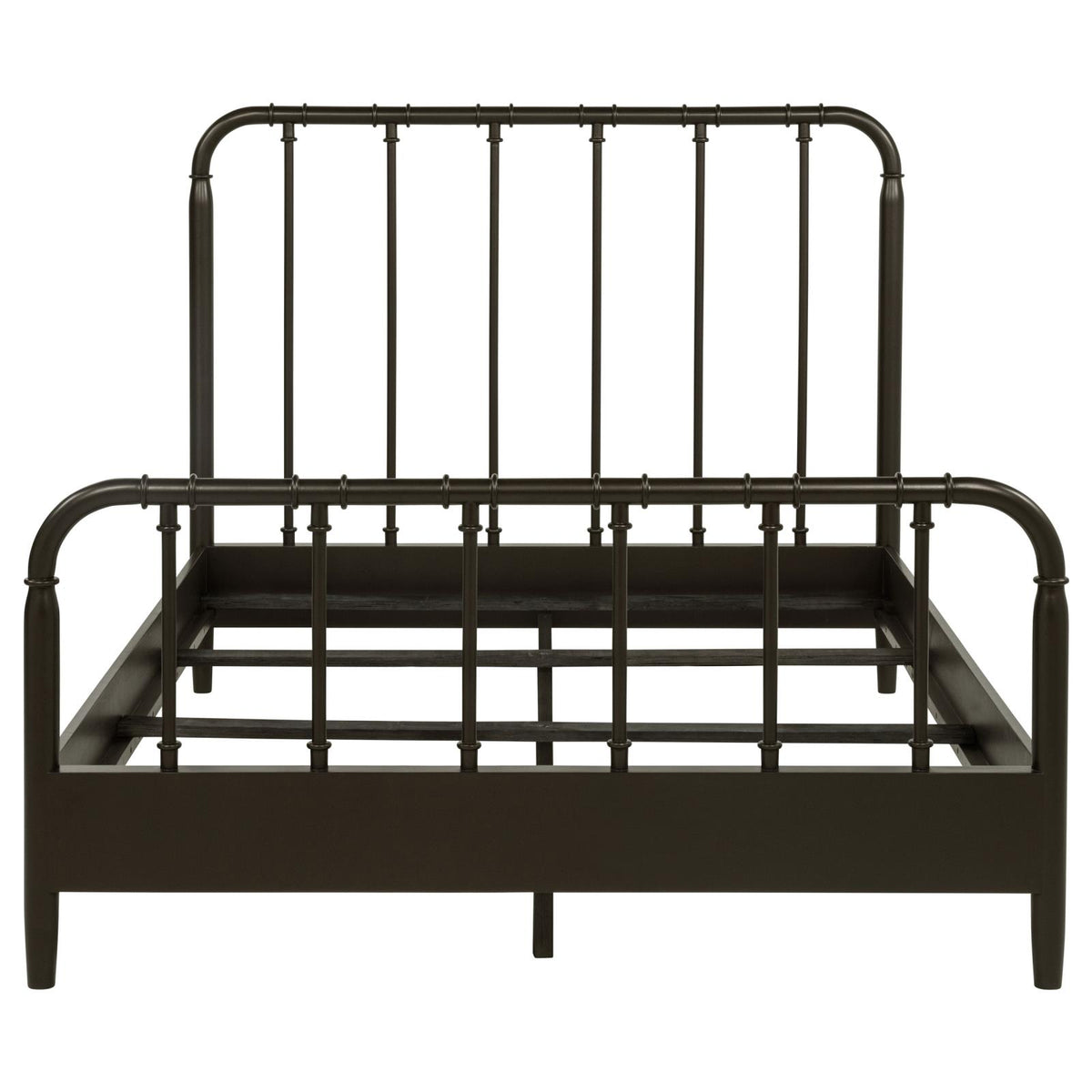 Rocco All Wood Water Pipe Open Frame Full Bed Dark Bronze