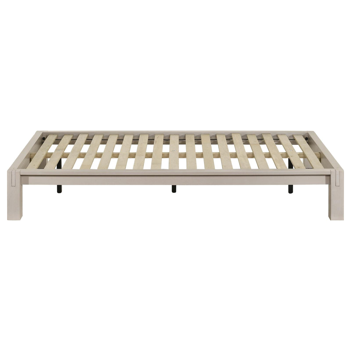 Gislen Twin Easy Assembly Wood Platform Bed White