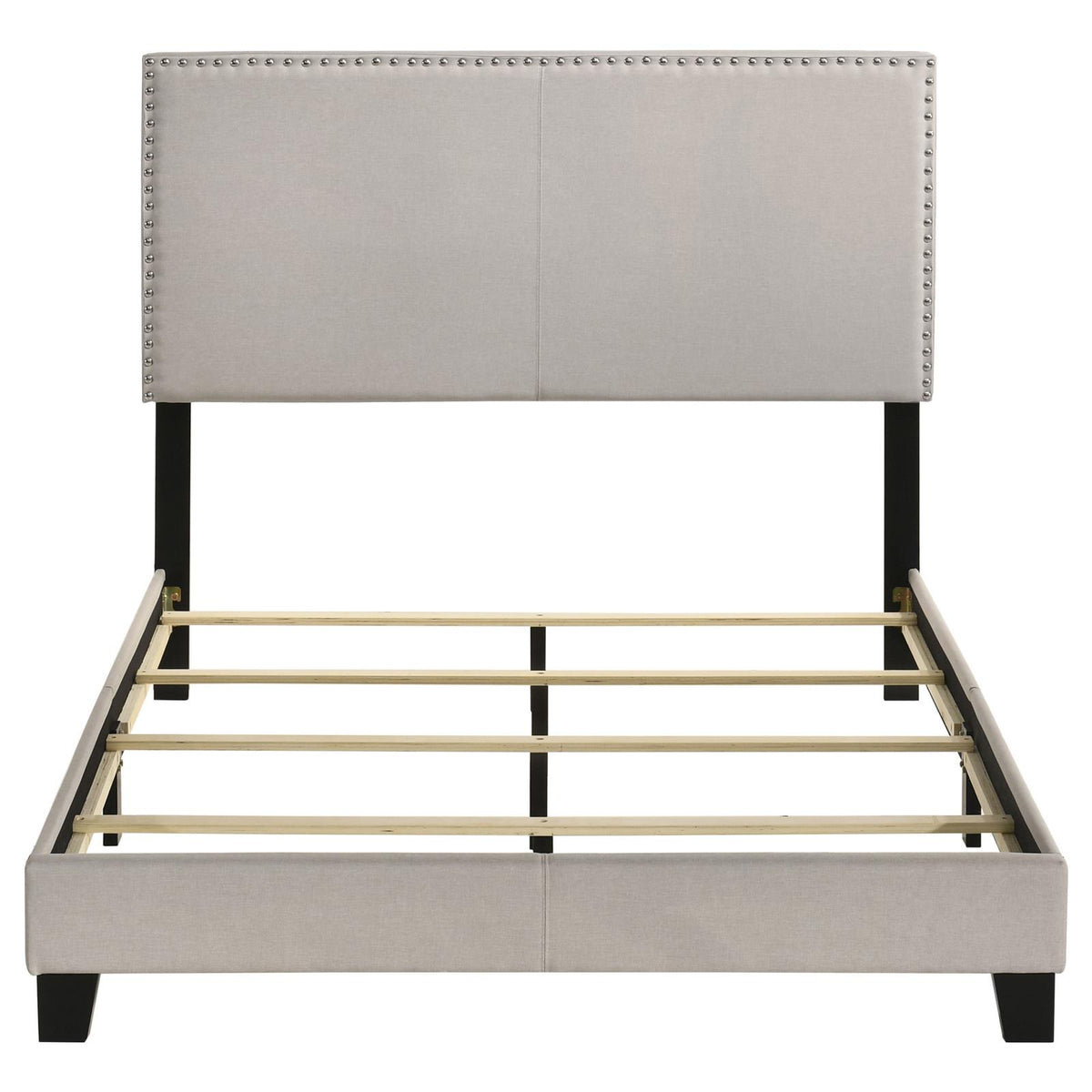 Boyd Upholstered Full Panel Bed Ivory