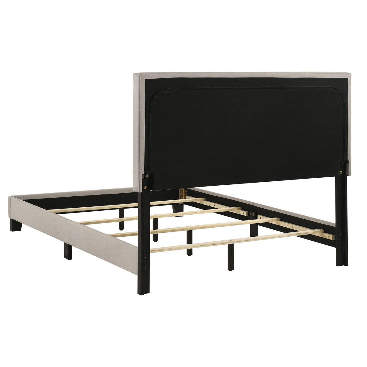 Boyd Upholstered Full Panel Bed Ivory