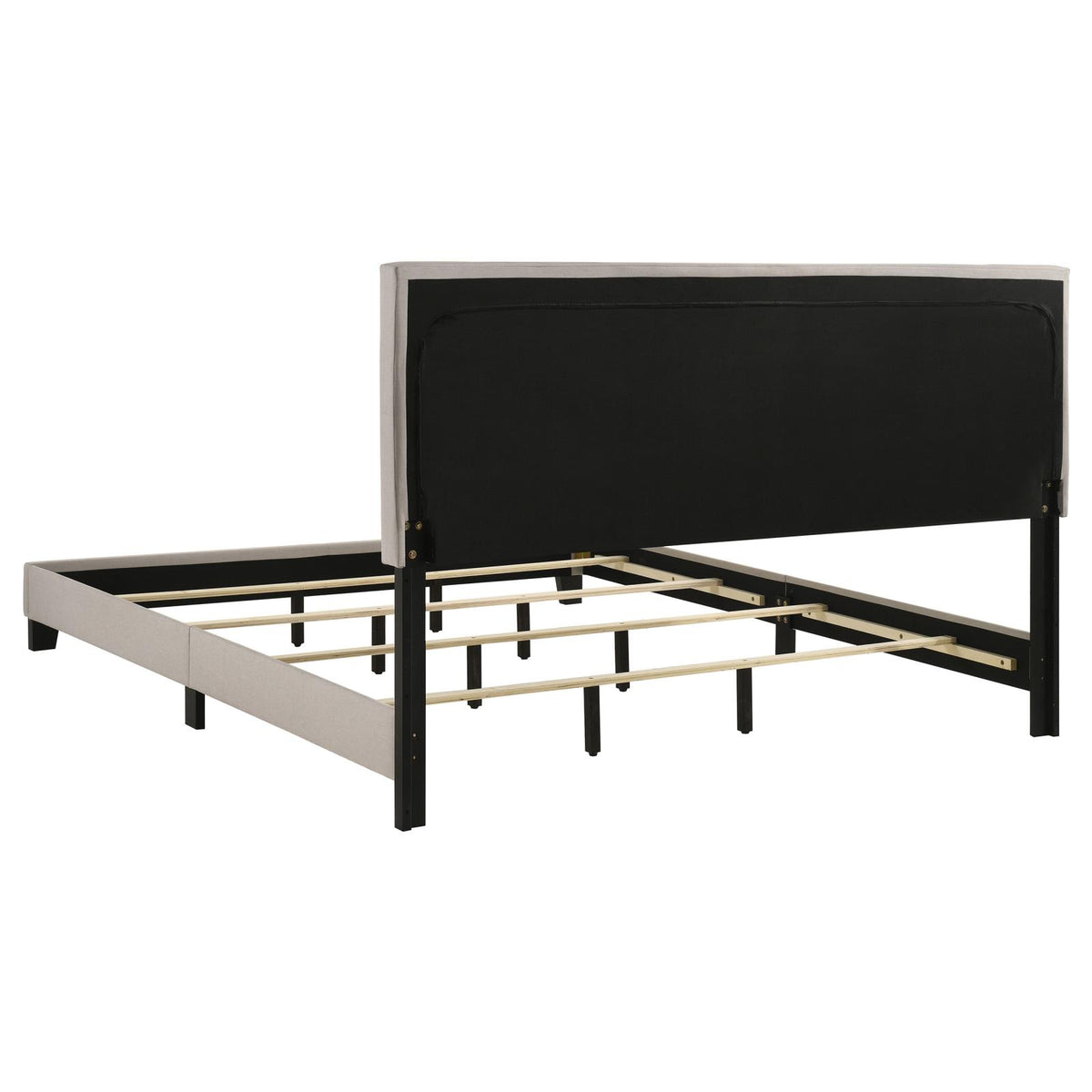 Boyd Upholstered California King Panel Bed Ivory