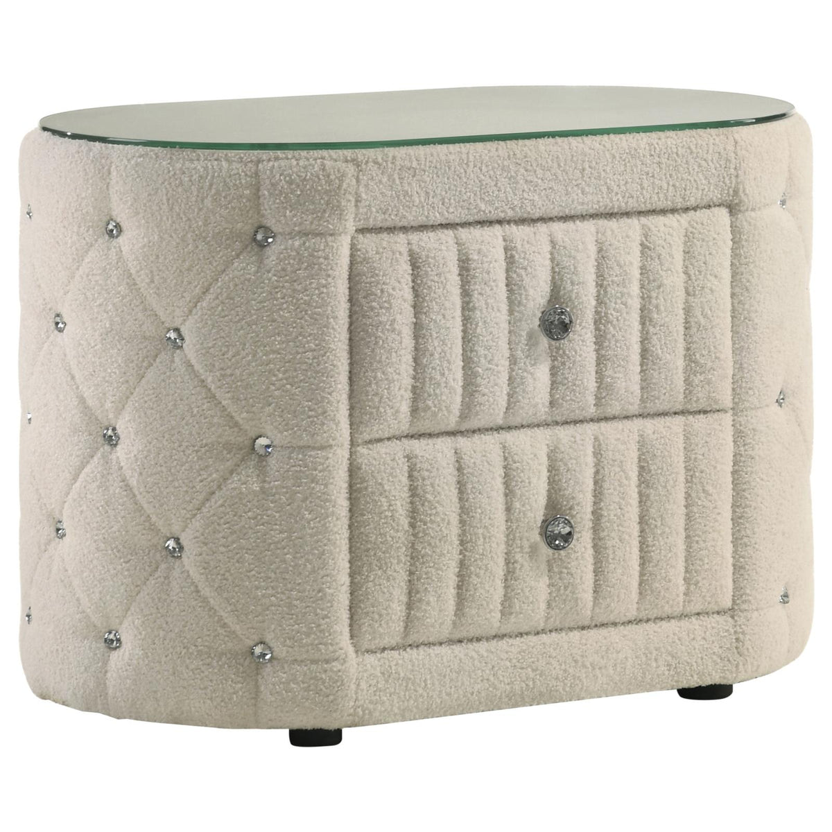 Sonya Storage Bedroom Set - Ivory