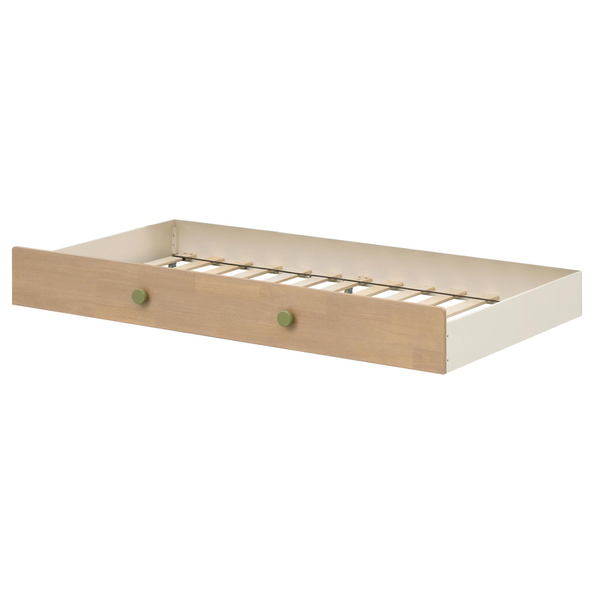 Evren Pull-Out Trundle with Olive Knobs Tri-Tone