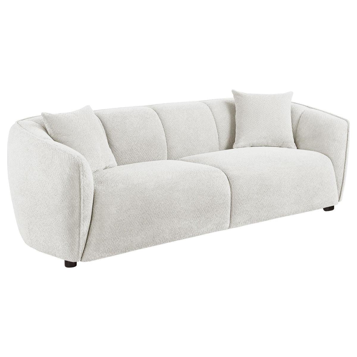 Aleisha Fabric Upholstered Sofa Set Sand
