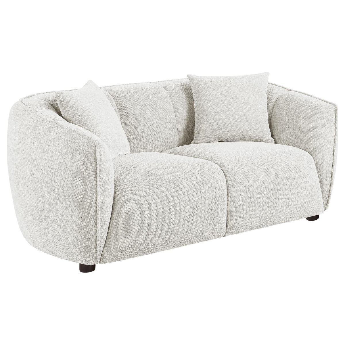 Aleisha Fabric Upholstered Sofa Set Sand