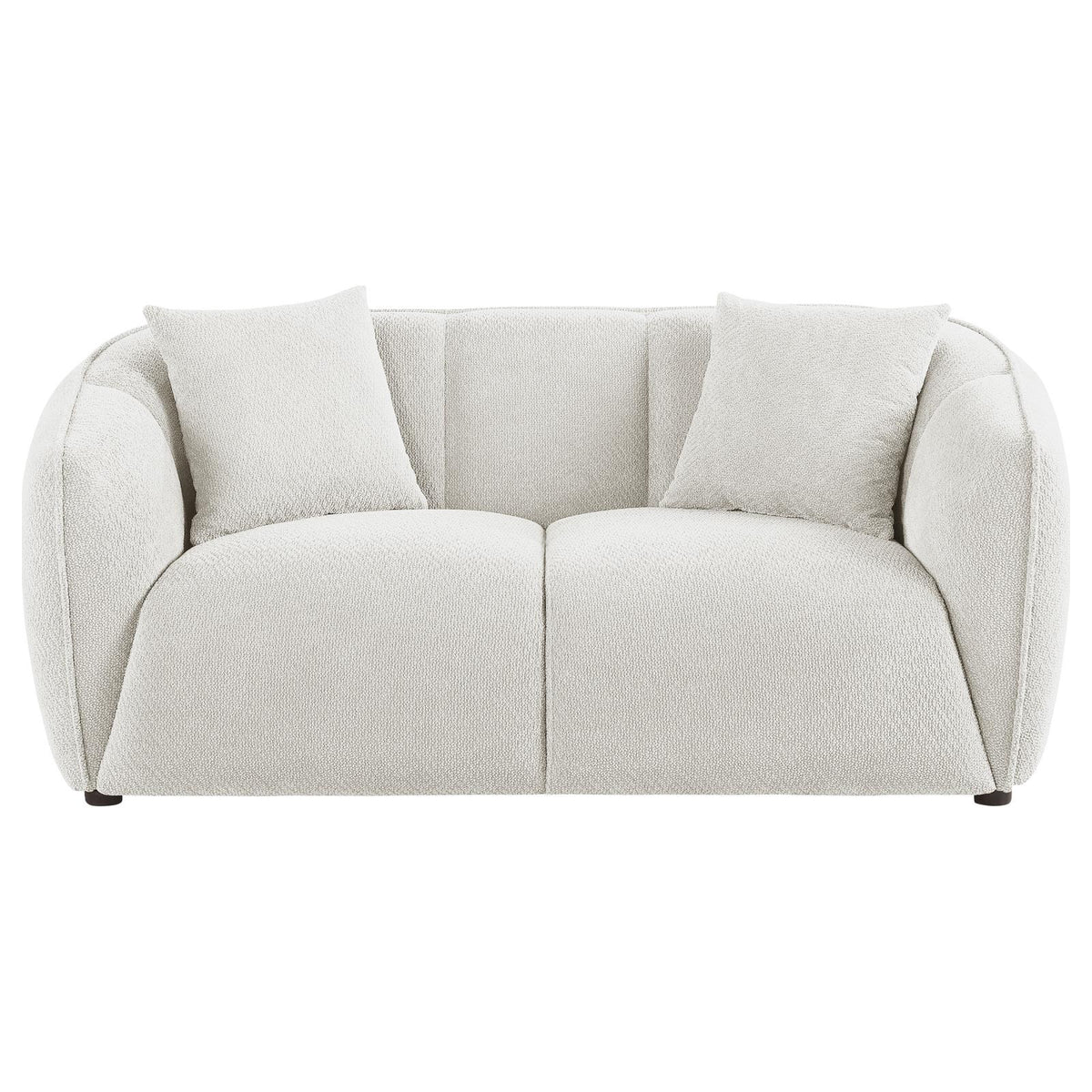 Aleisha Fabric Upholstered Loveseat Sand