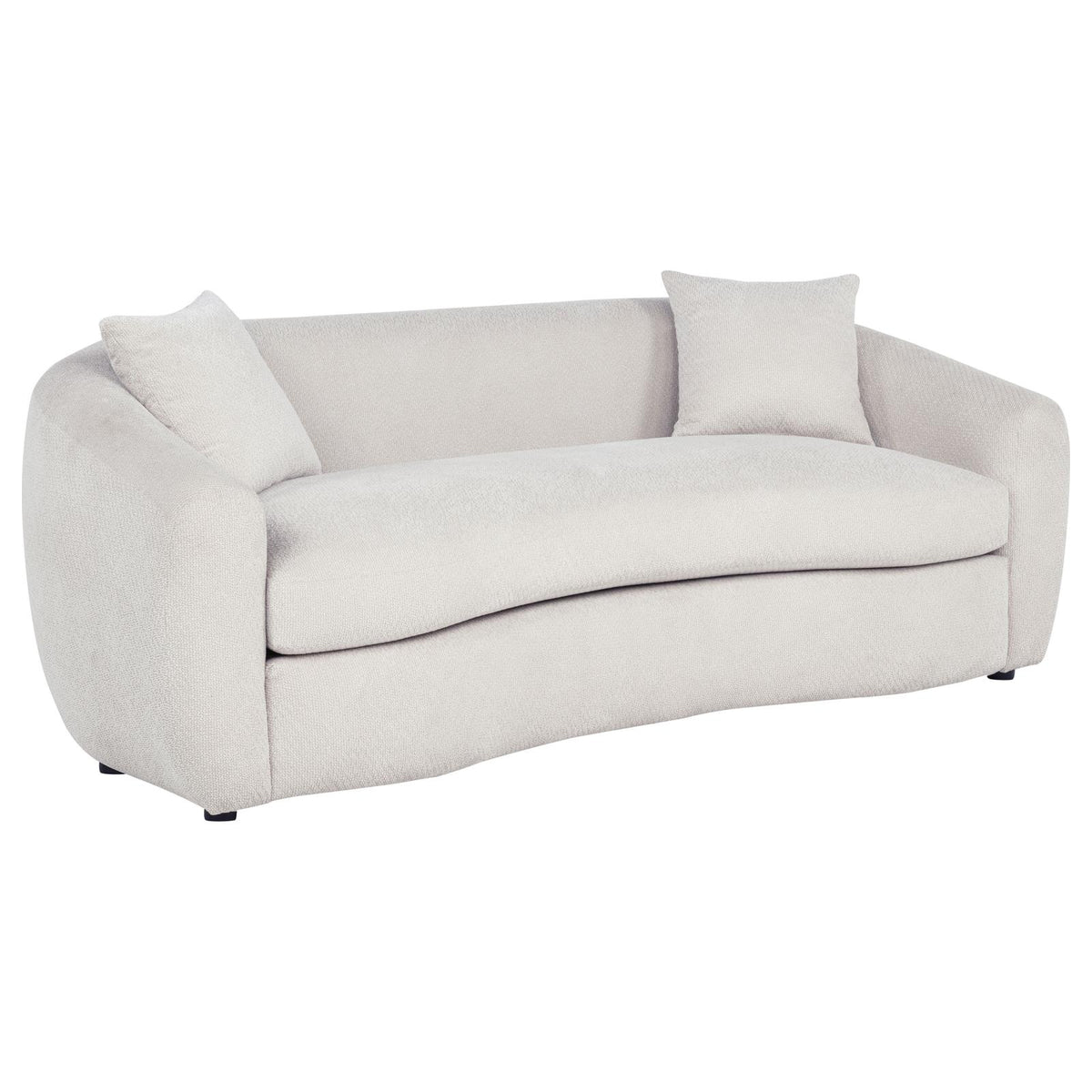 Isabella Fabric Upholstered Sofa Set Sand