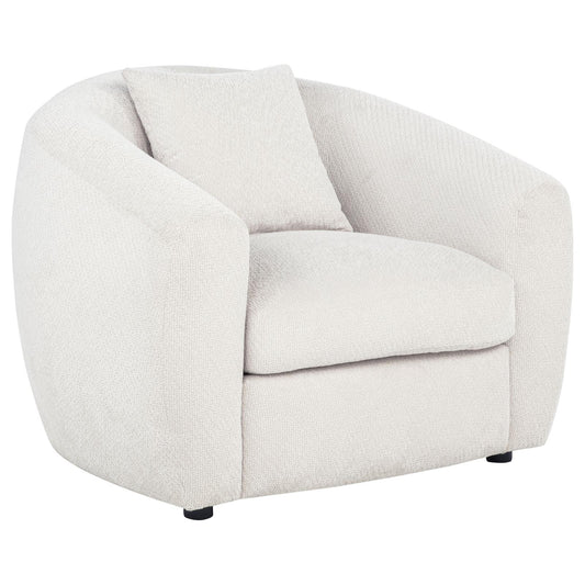Isabella Fabric Upholstered Accent Chair Sand