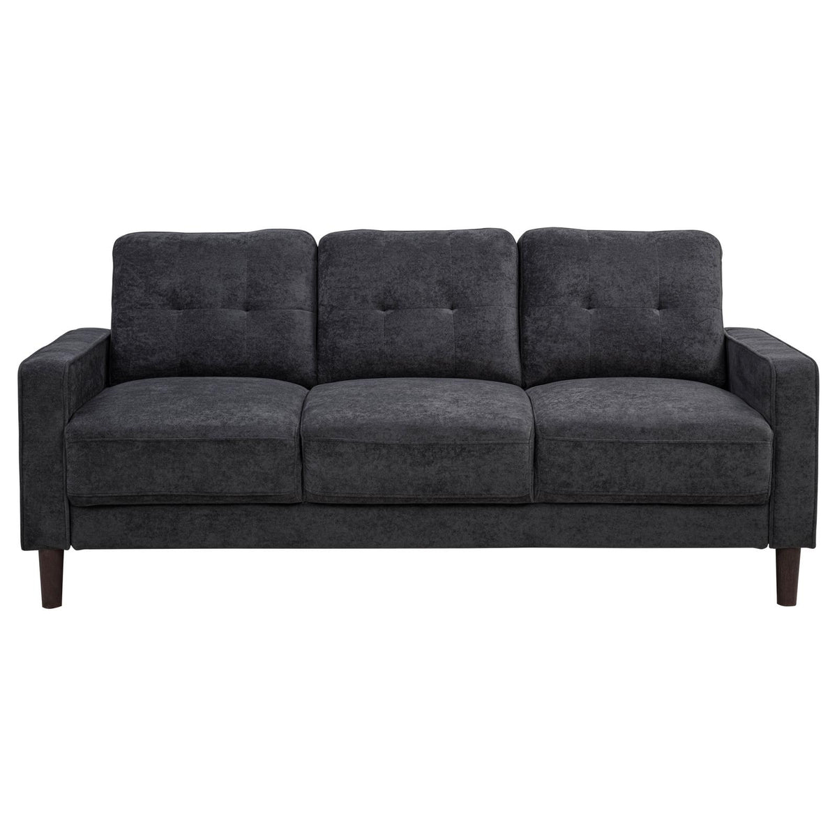 Bowen II Upholstered Track Arm Sofa Set Steel Grey