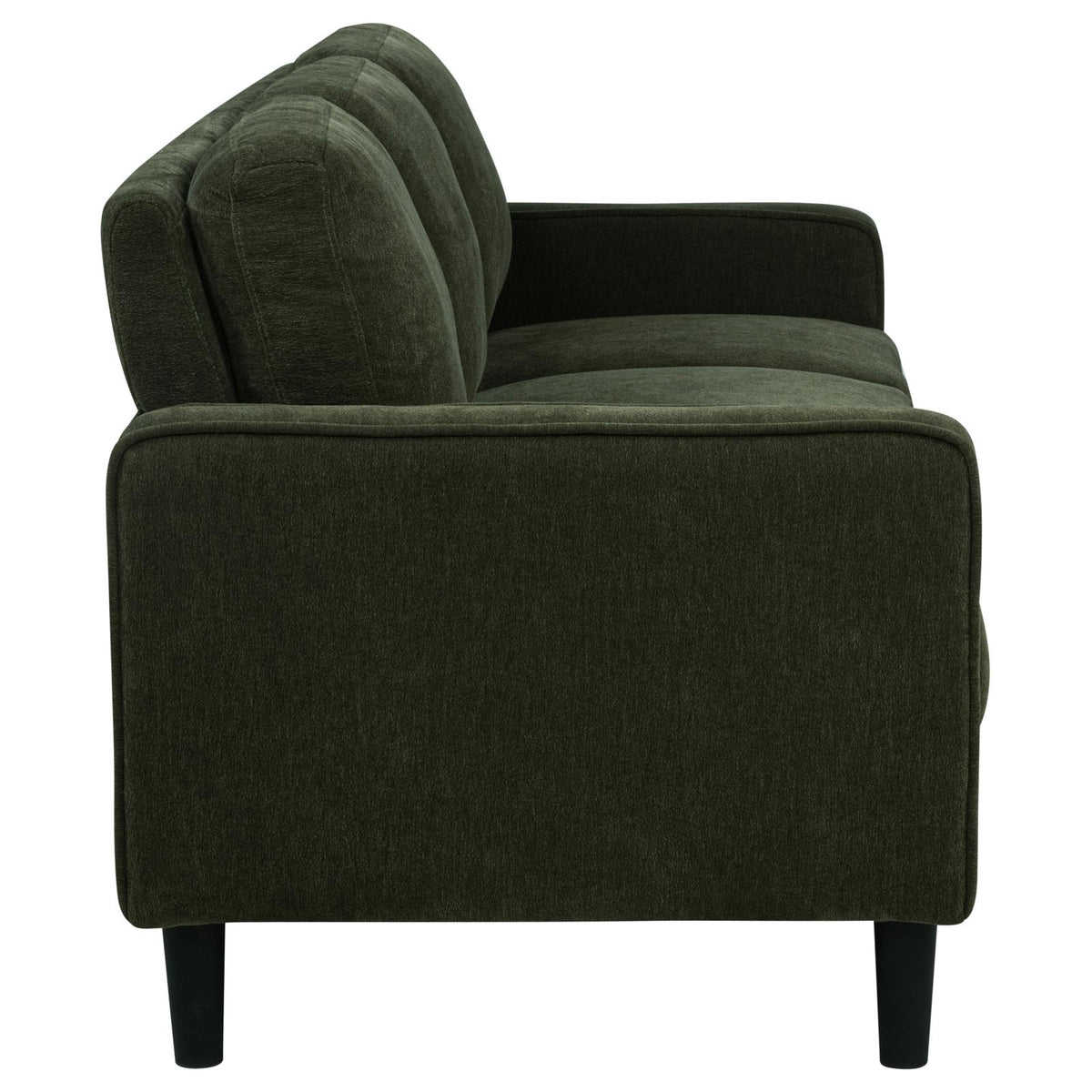 Ruth Fabric Upholstered Track Arm Sofa Matcha Green