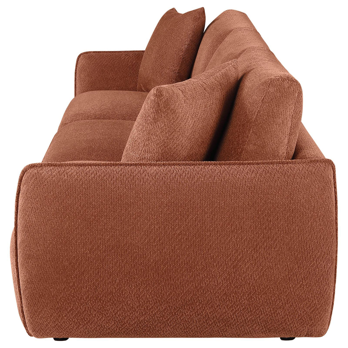 Elysia Fabric Upholstered Modular Lounge Sofa Coral