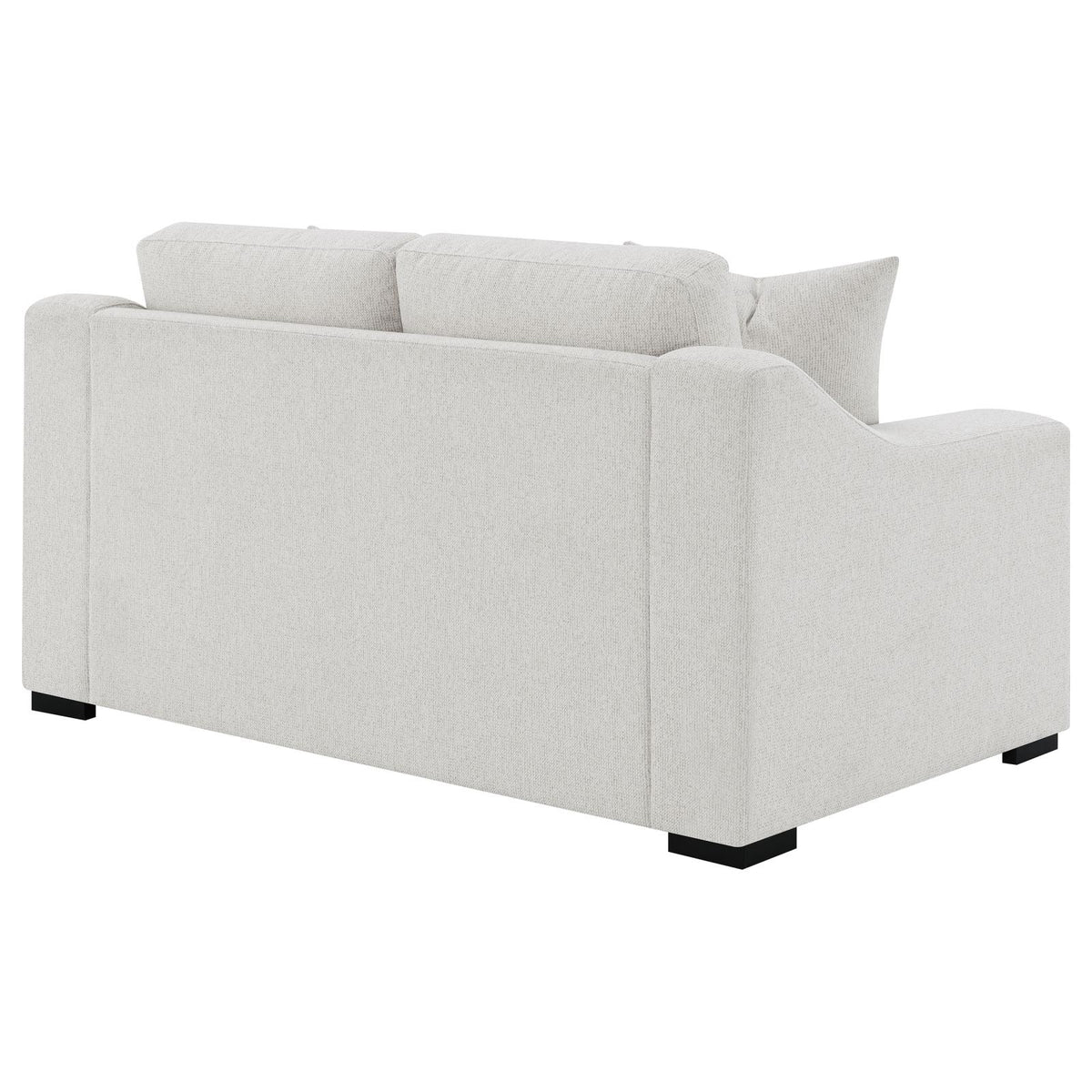 Ashlyn Upholstered Track Arm Sofa Set Sand