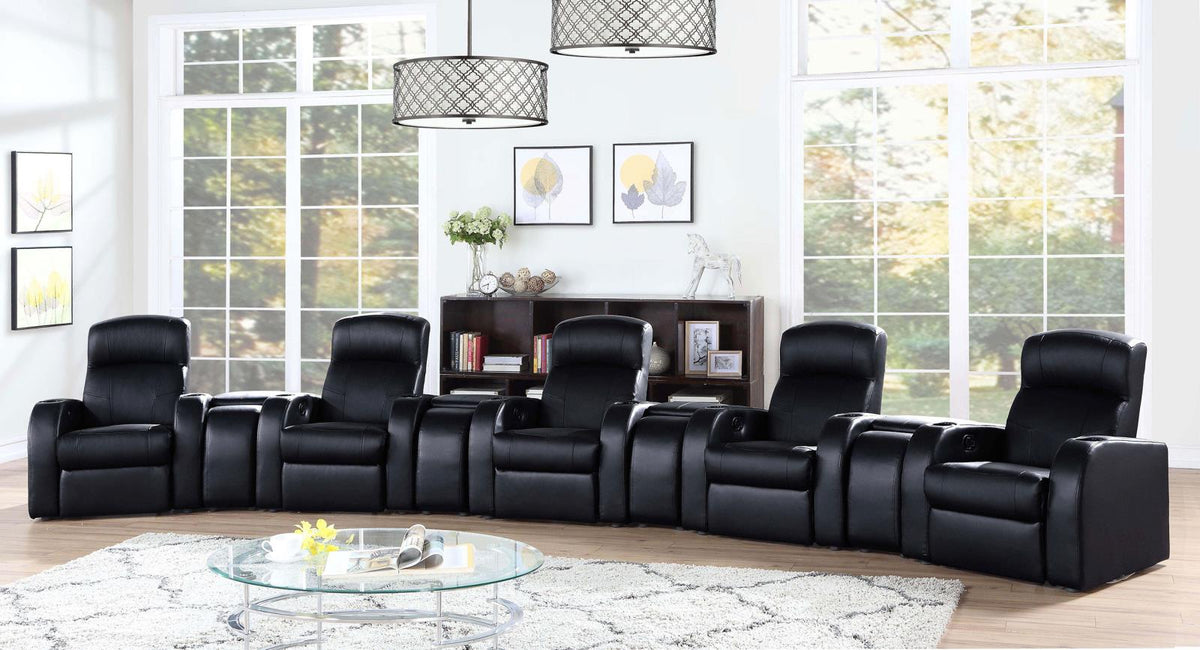 Cyrus Upholstered Home Theater Seating