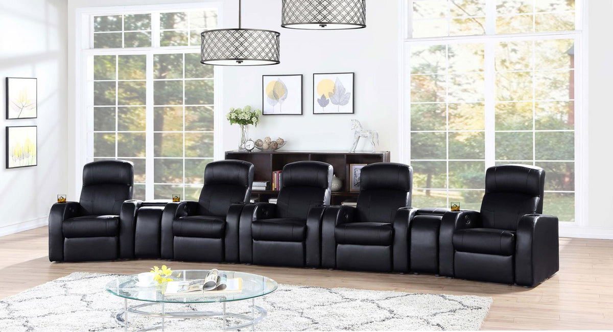 Cyrus Upholstered Home Theater Seating