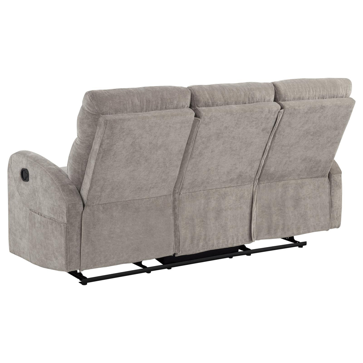Hamilton Chenille Manual Reclining Sofa Set Sand