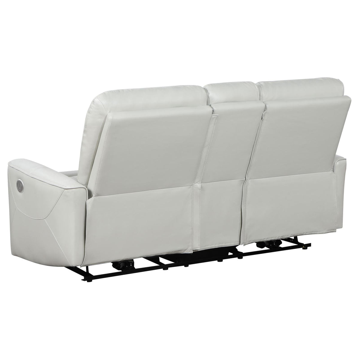 Greenfield Upholstered Power Reclining Loveseat Dove Grey