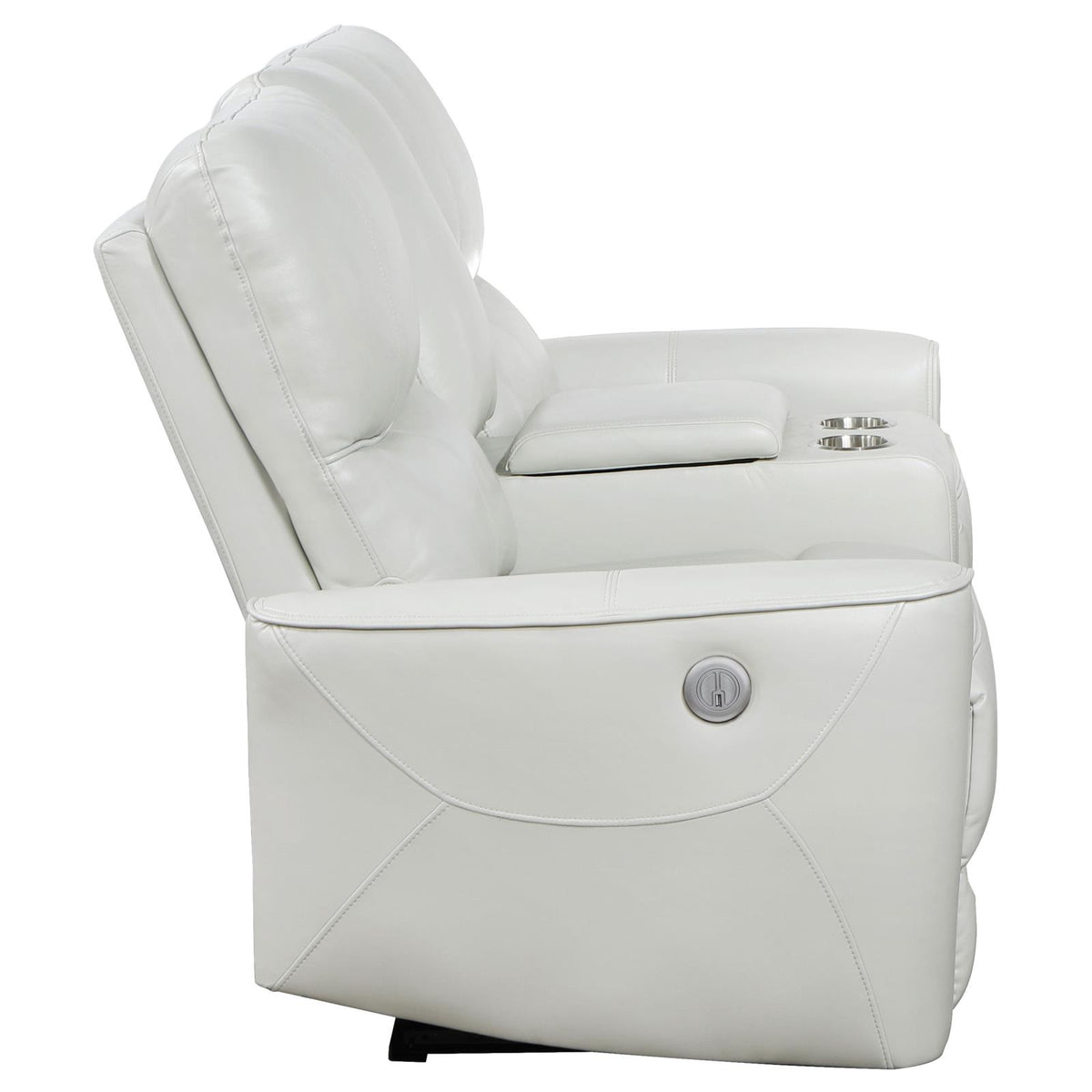 Greenfield Upholstered Power Reclining Loveseat Dove Grey