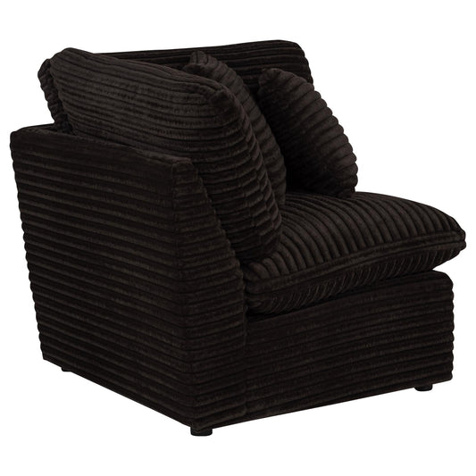 Collins Modular Corner Chair Chocolate Brown