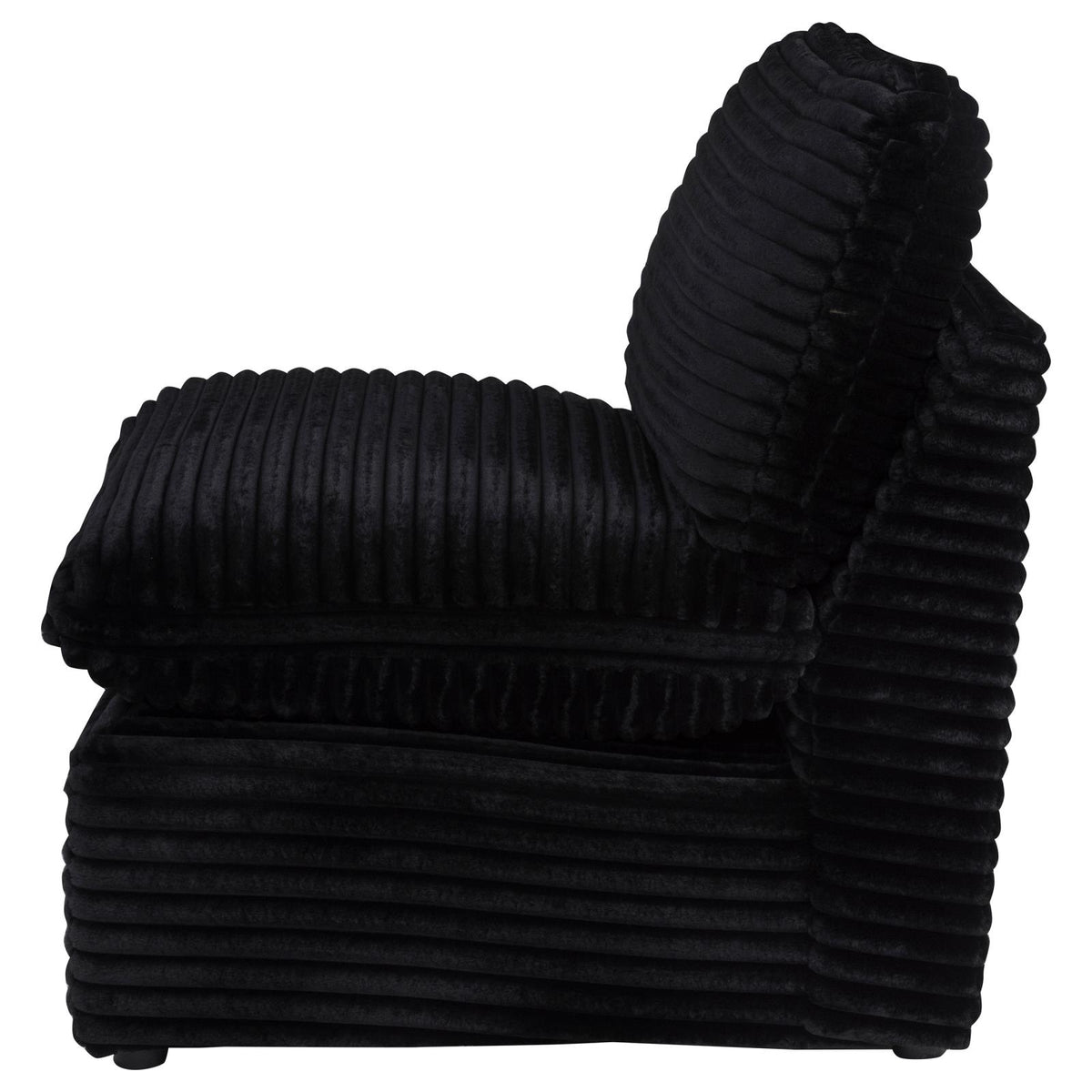 Collins Modular Armless Chair Black