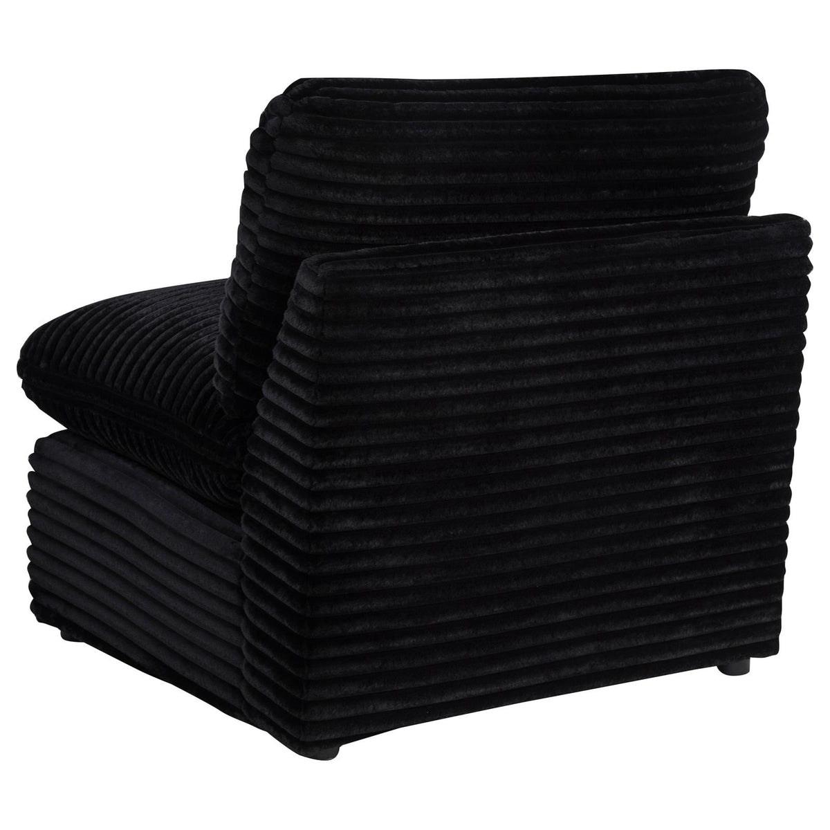 Collins Modular Armless Chair Black