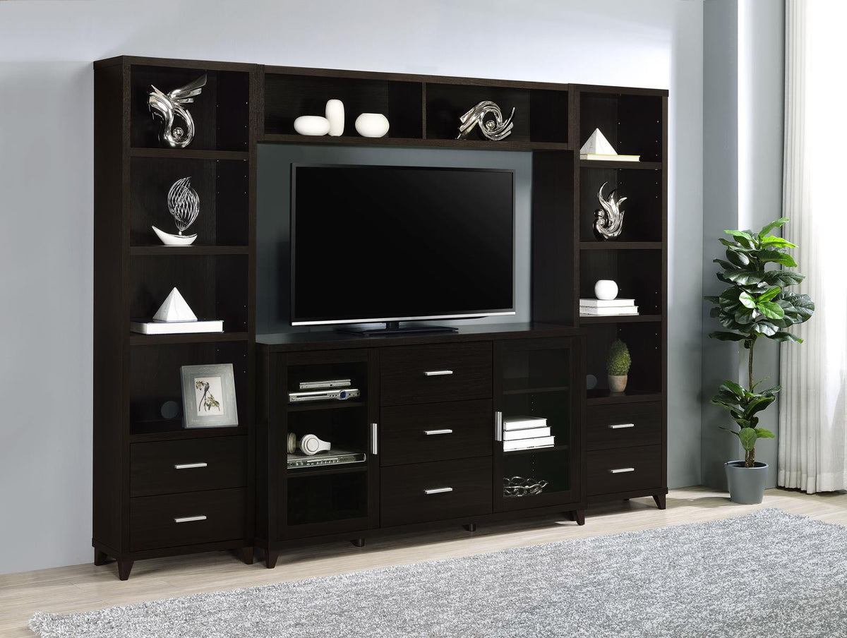 Lewes 60-inch TV Entertainment Center Cappuccino