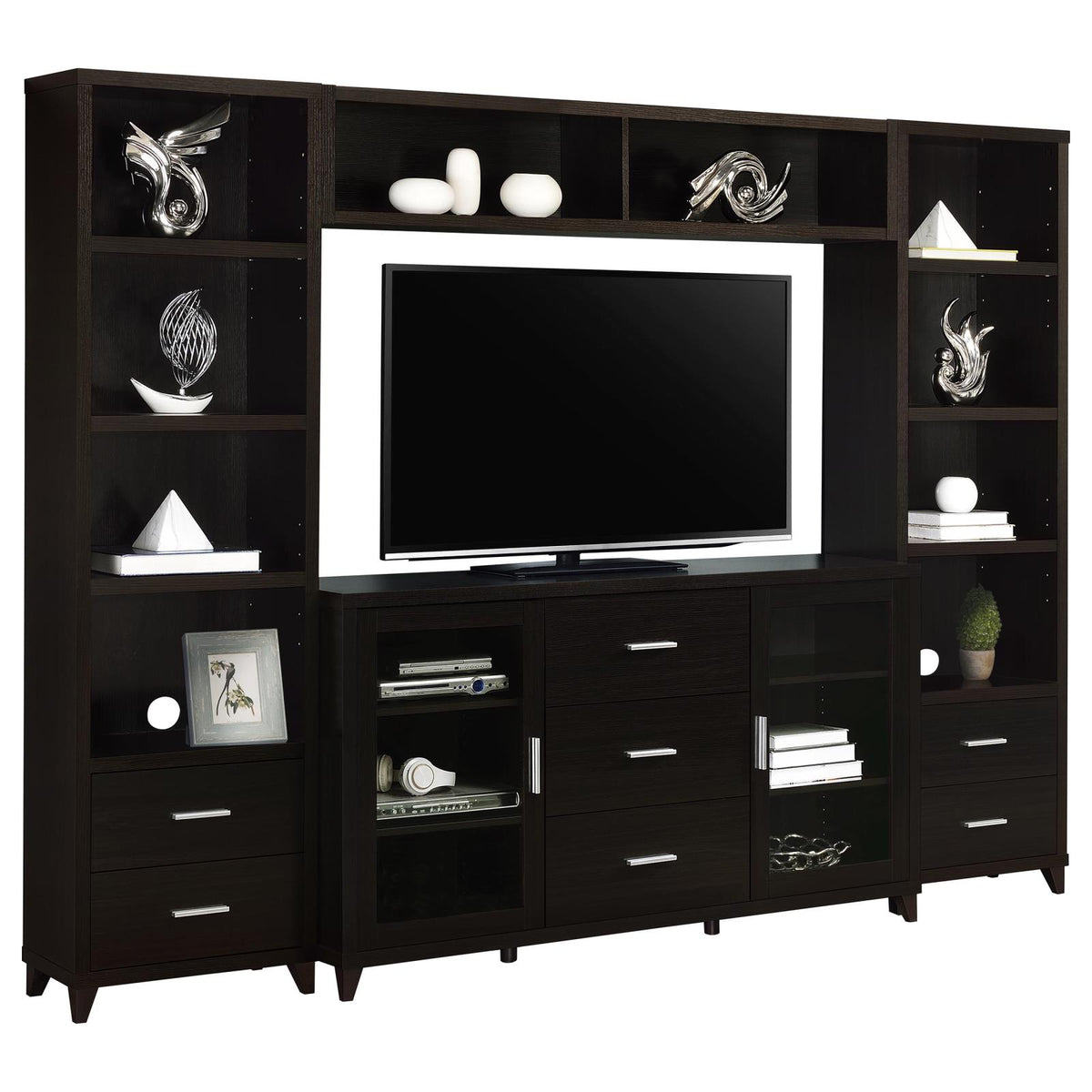 Lewes 60-inch TV Entertainment Center Cappuccino