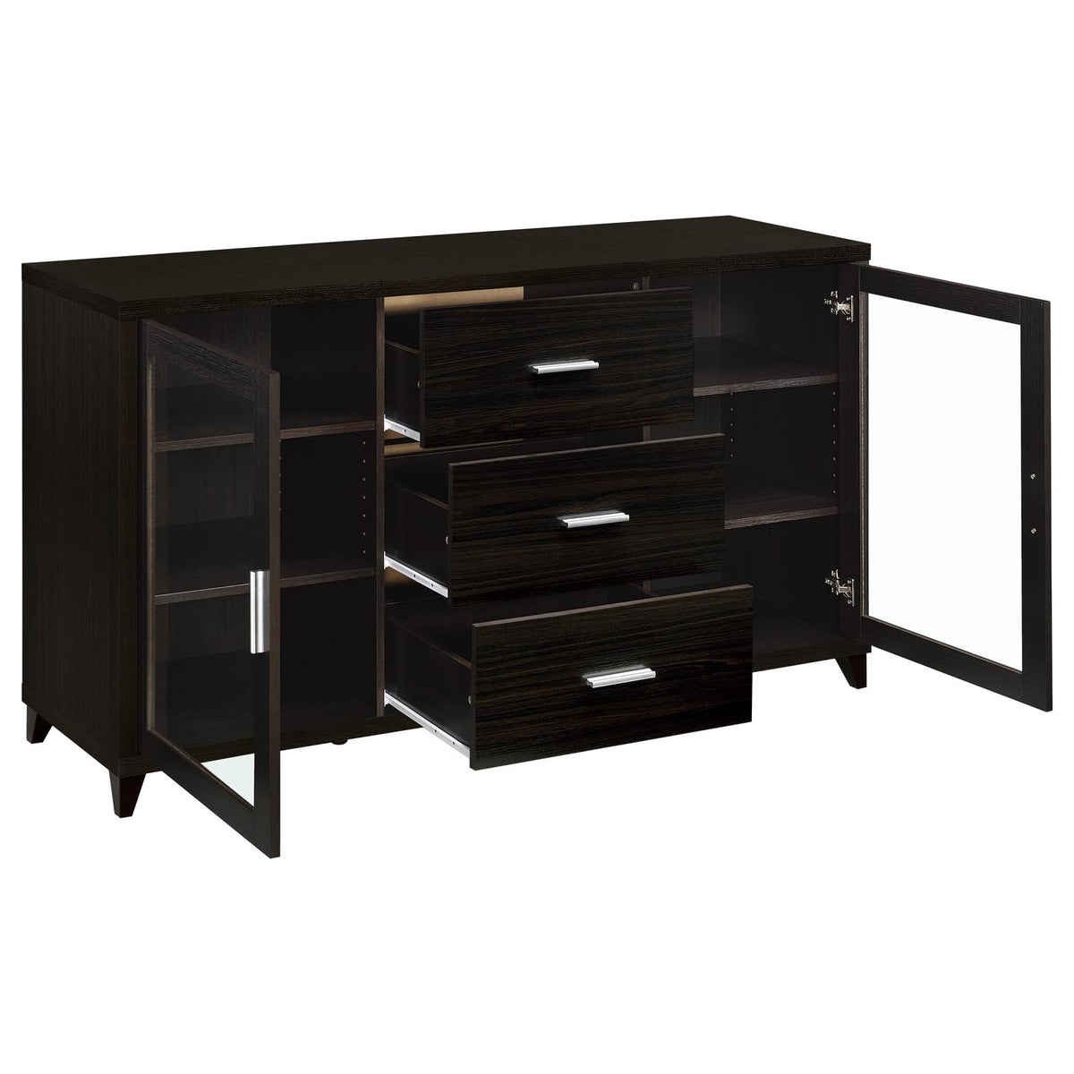 Lewes 60-inch TV Entertainment Center Cappuccino
