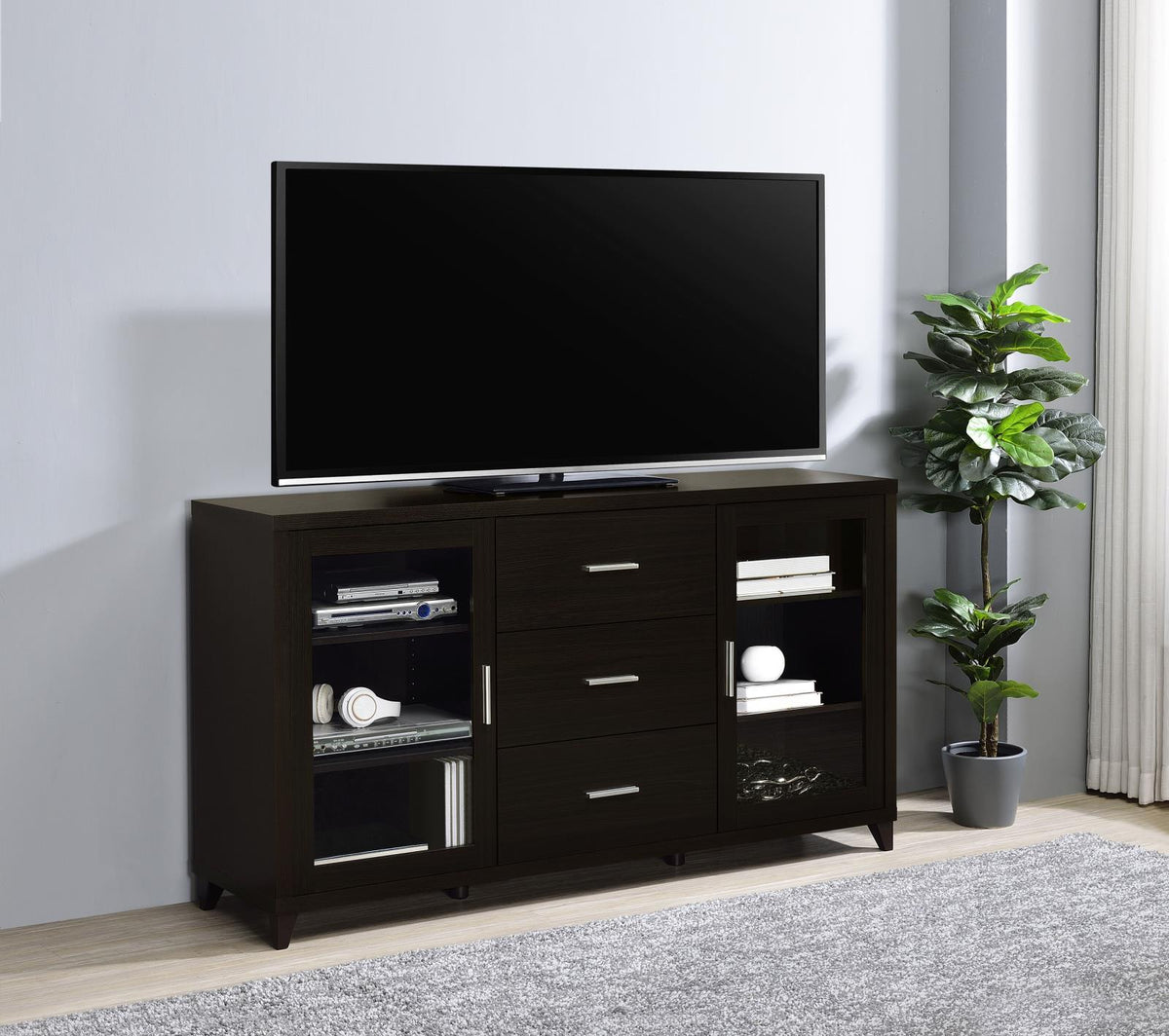 Lewes 60-inch TV Entertainment Center Cappuccino