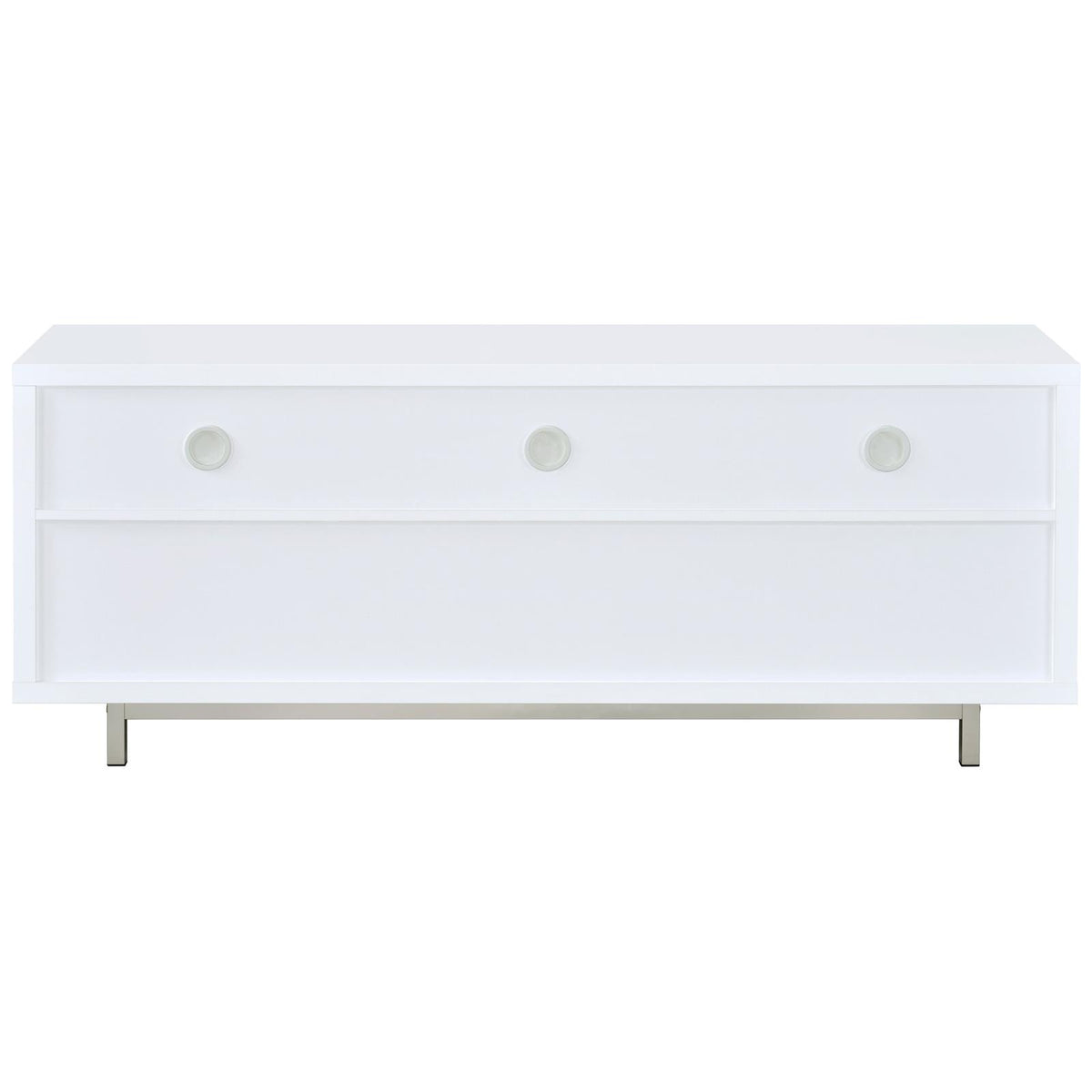 Casey 2-drawer Engineered Wood 60-inch TV Stand White