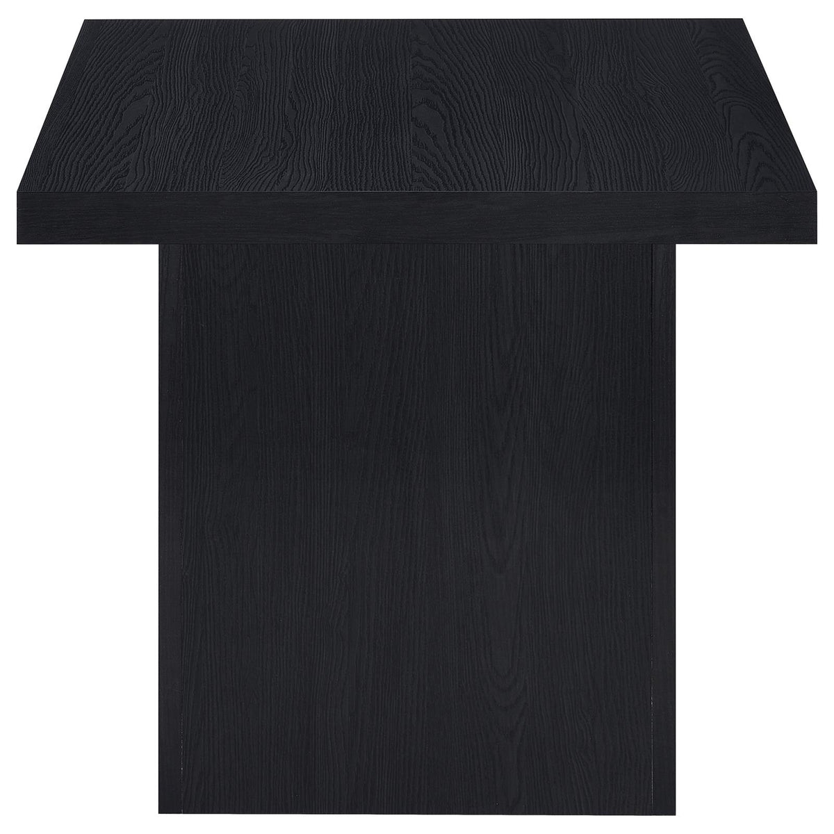 Max Rectangular Coffee and End Table Set Black