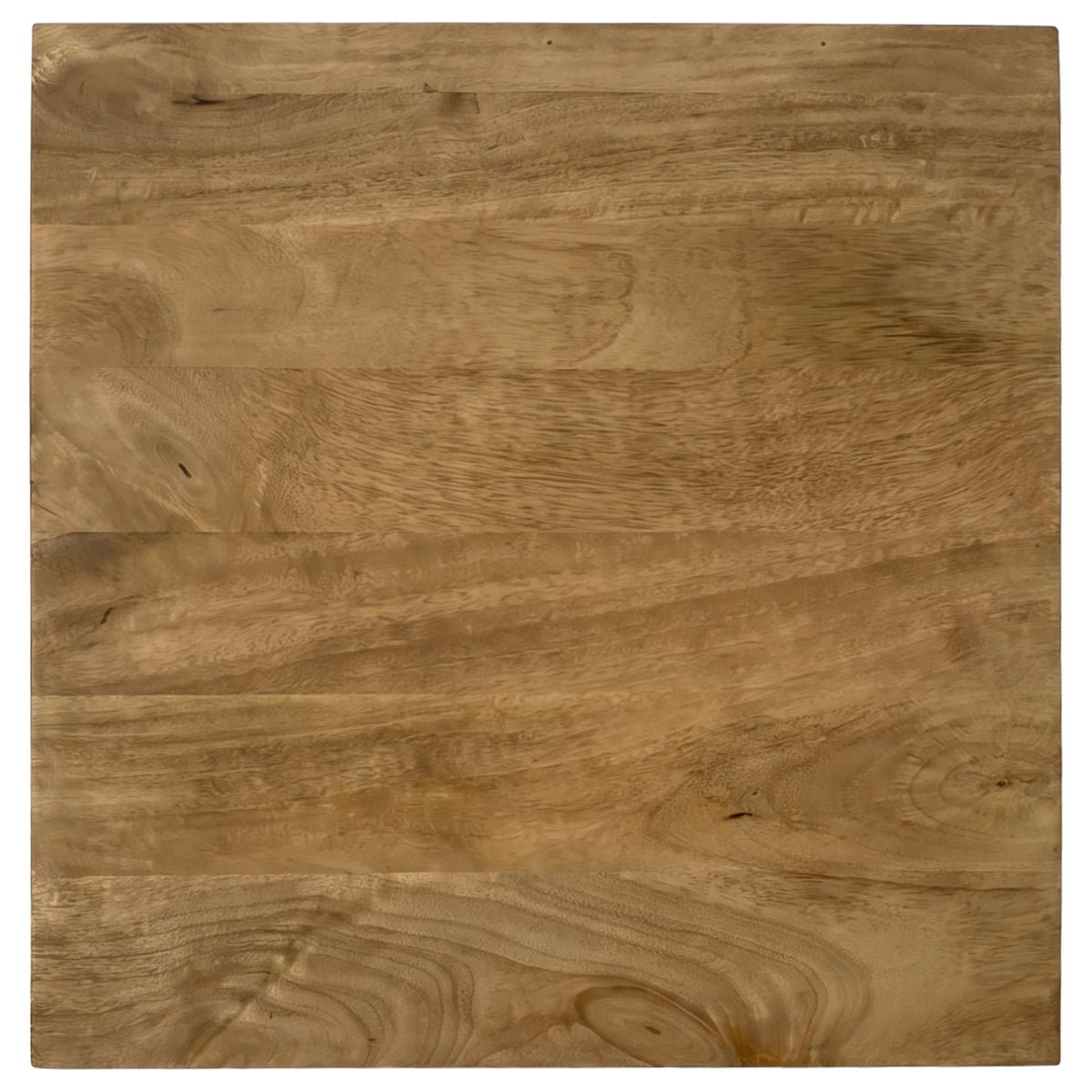 Butte Square Mango Wood End Table Natural