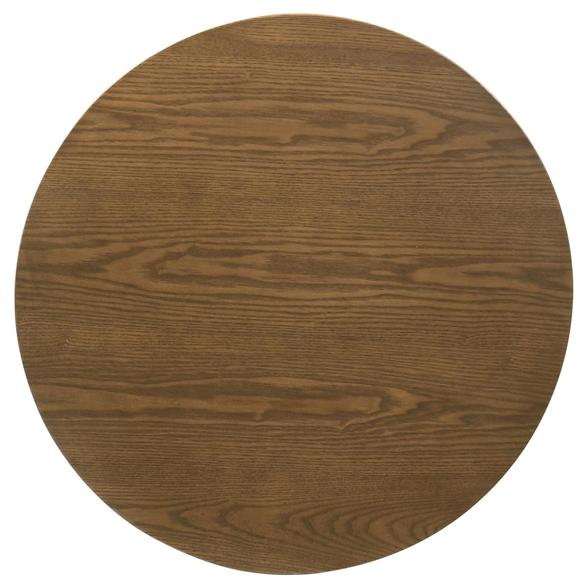Franklin Round Pedestal Coffee Table Set Dark Brown