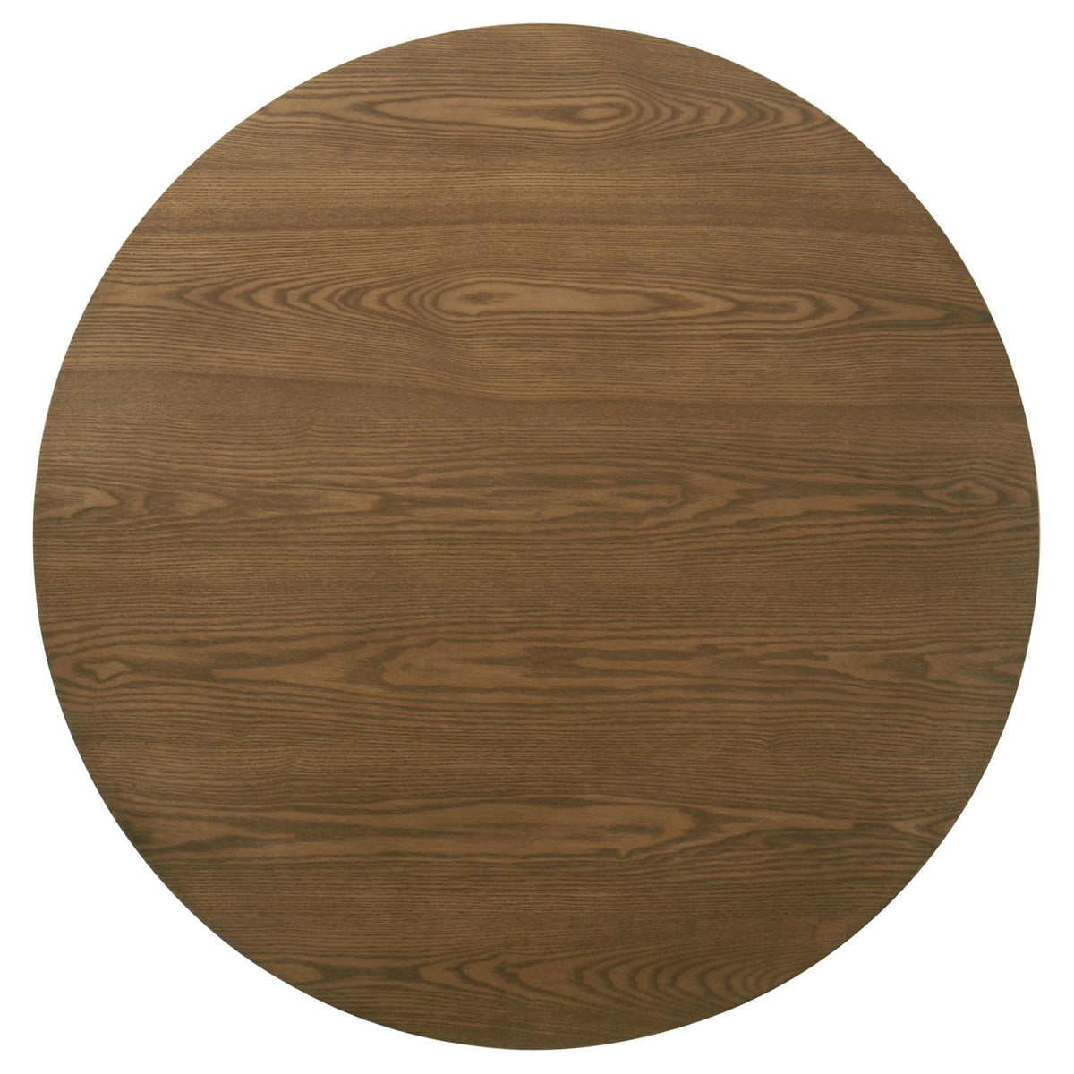 Franklin Round Pedestal Coffee Table Set Dark Brown