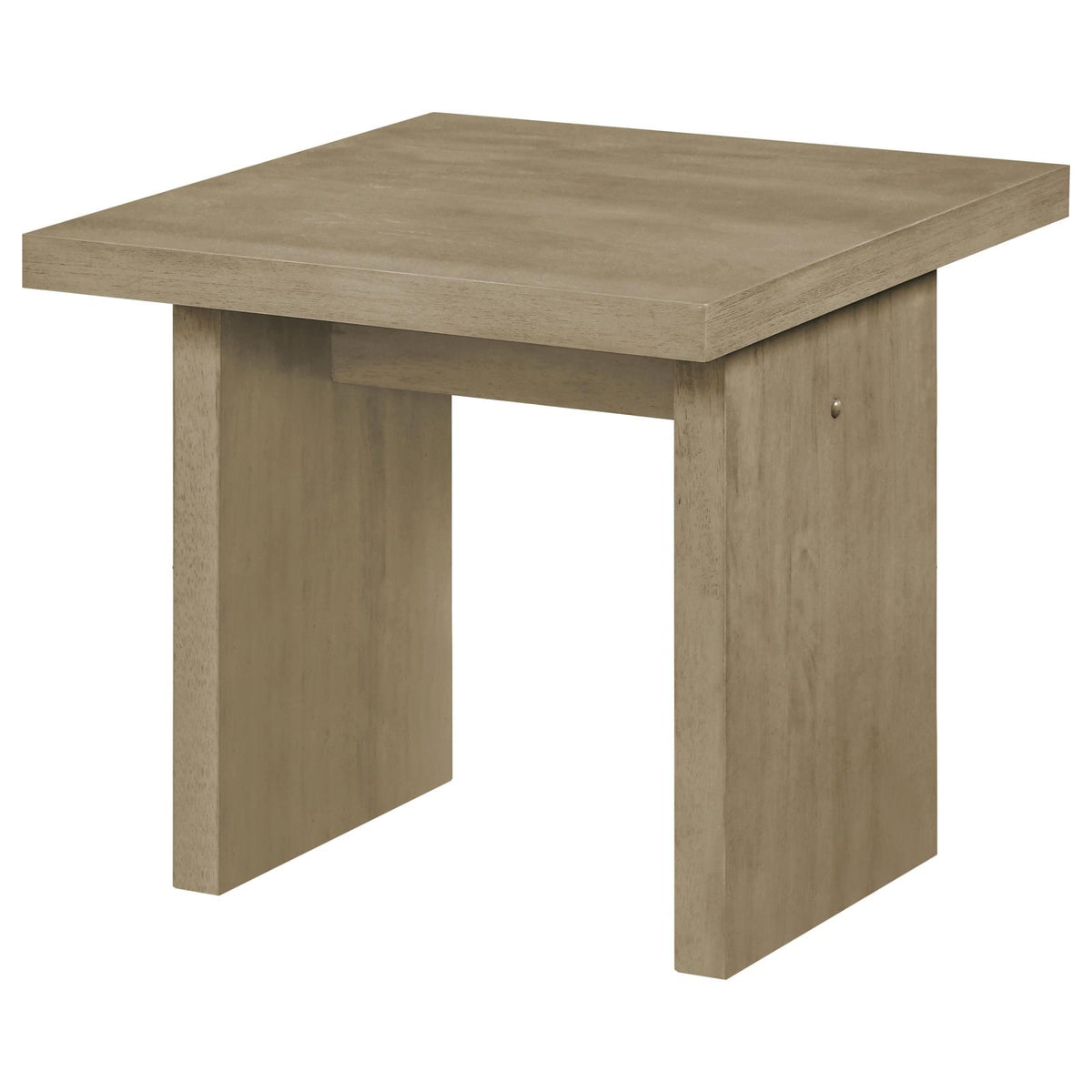 Decker Square Occasional Side End Table Natural Oak