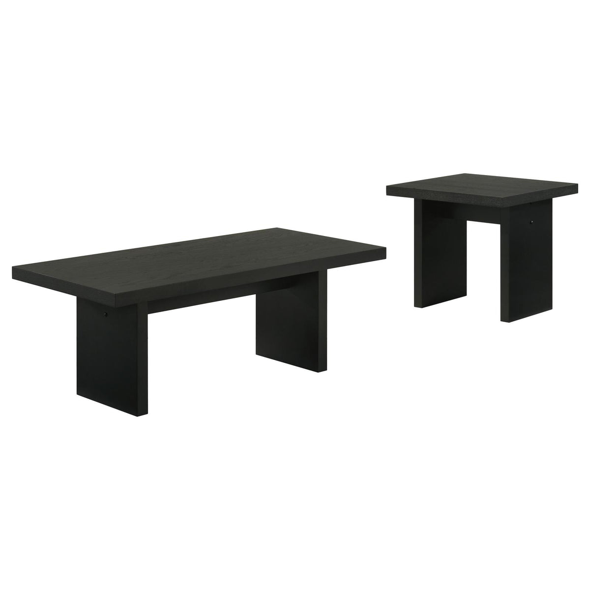 Decker Coffee and End Table Set Black