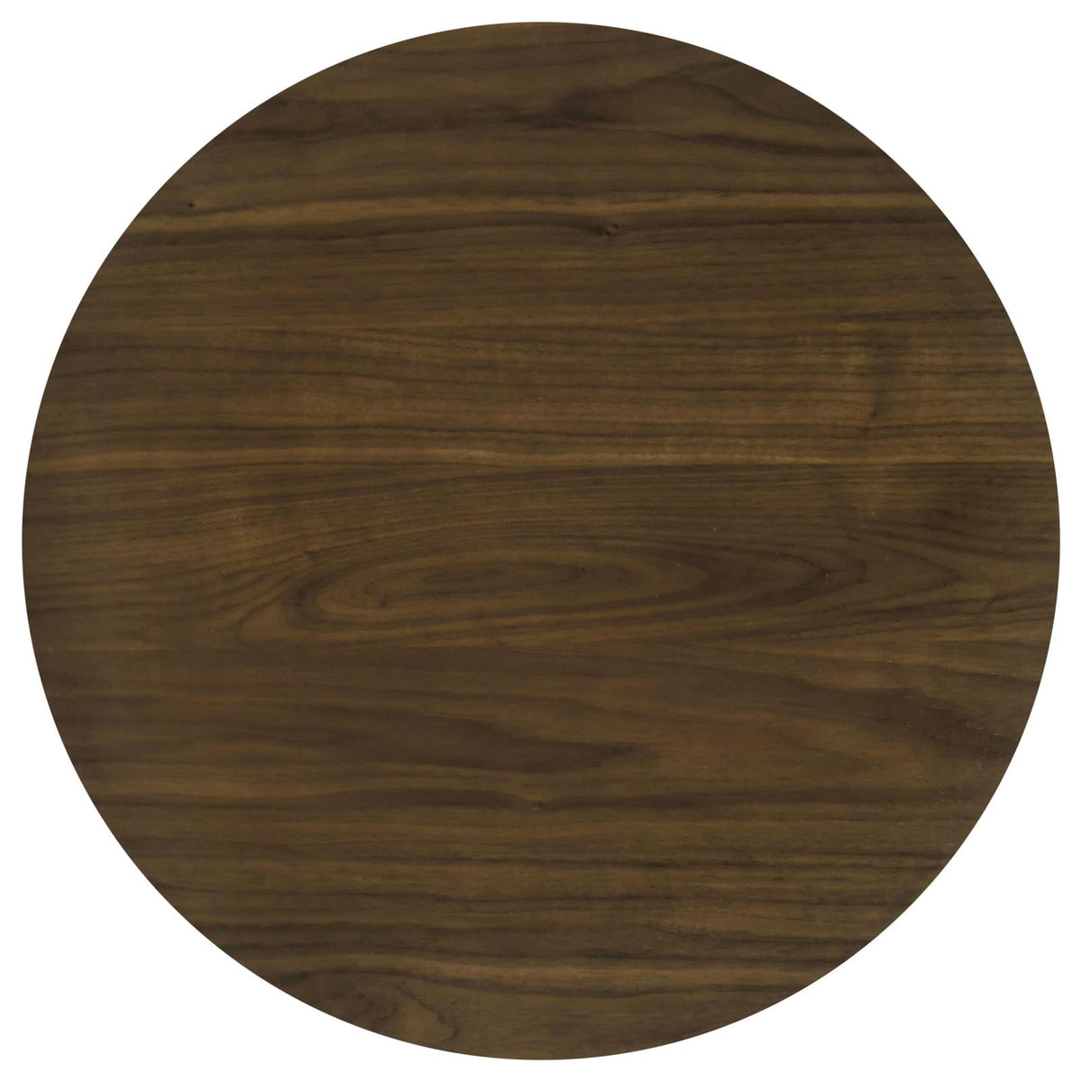 Hamlyn Round Fluted Coffee and End Table Set Walnut