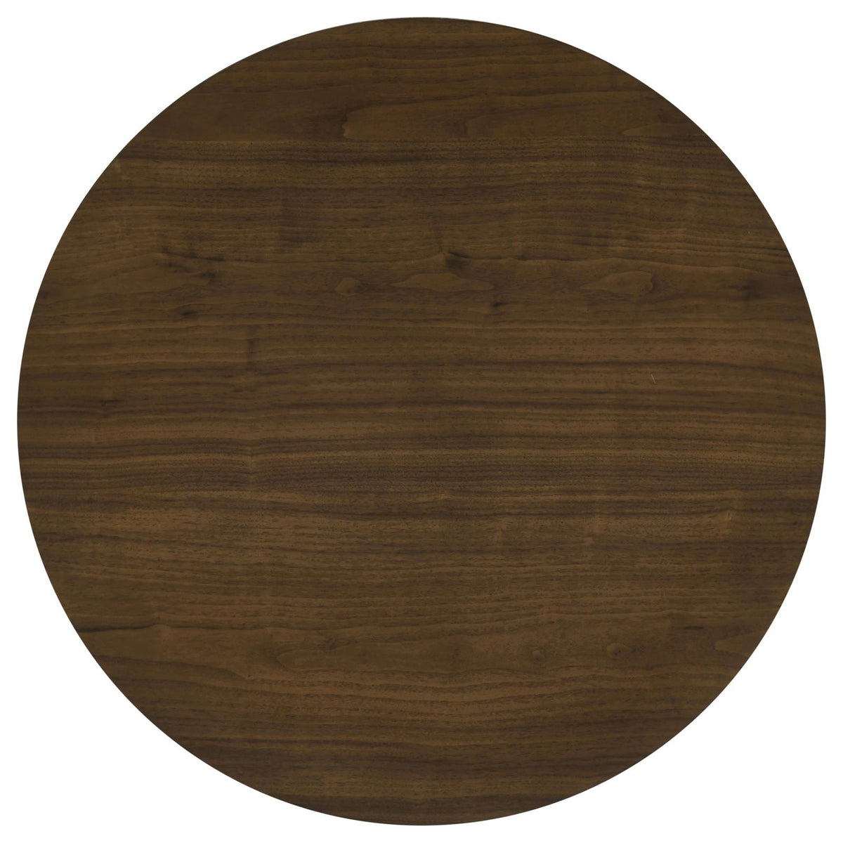 Hamlyn Round Fluted Coffee and End Table Set Walnut