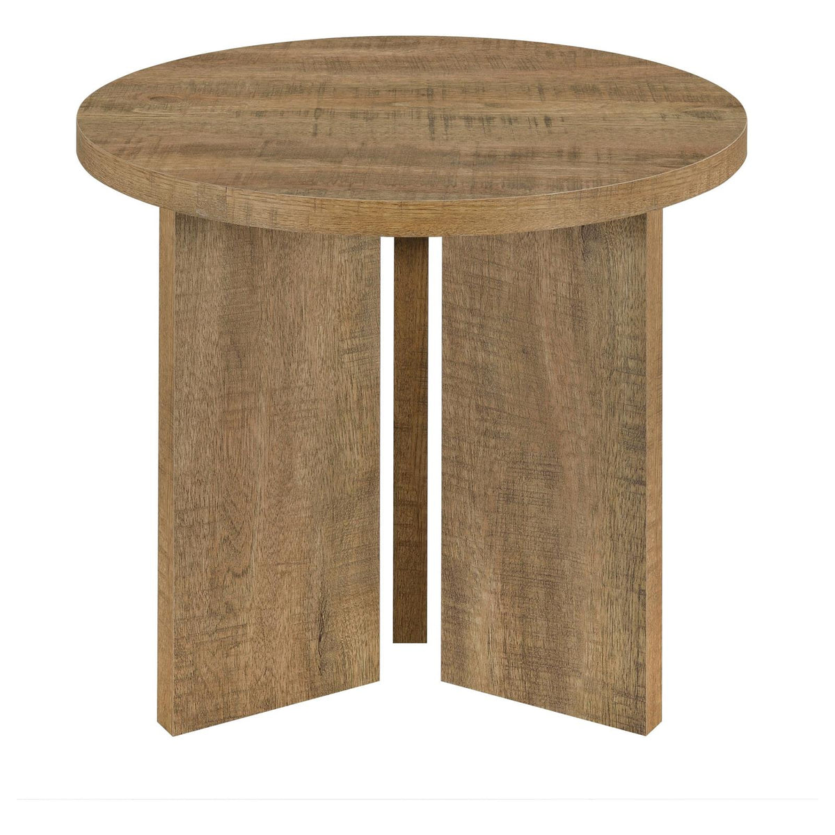 Aragon 3-Piece Round Coffee and End Table Set Mango