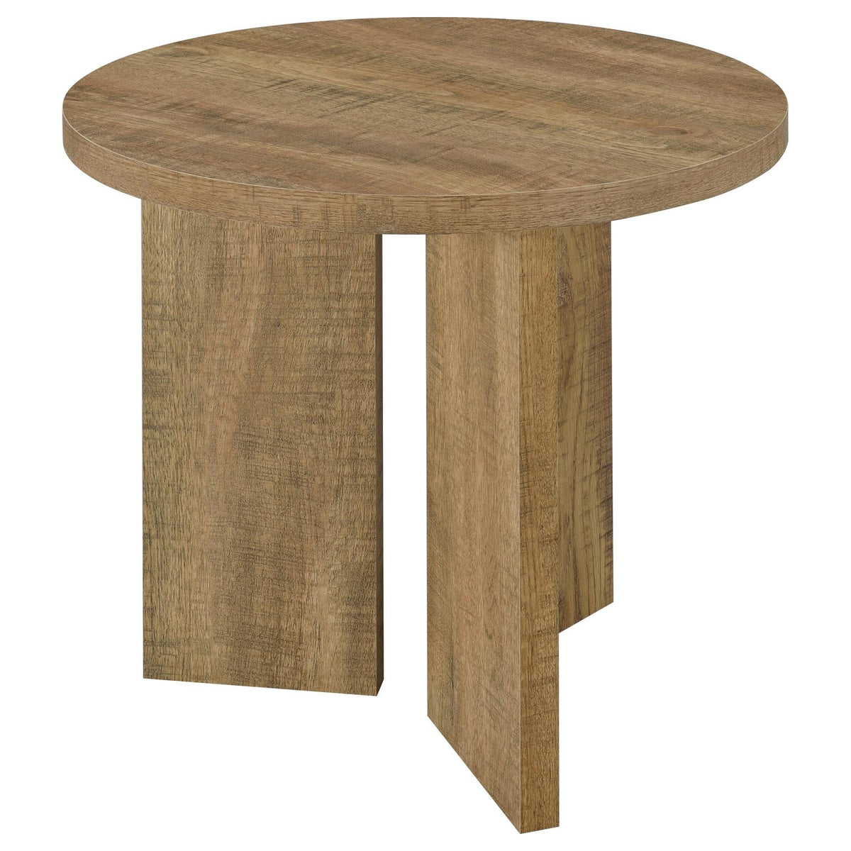 Aragon 3-Piece Round Coffee and End Table Set Mango