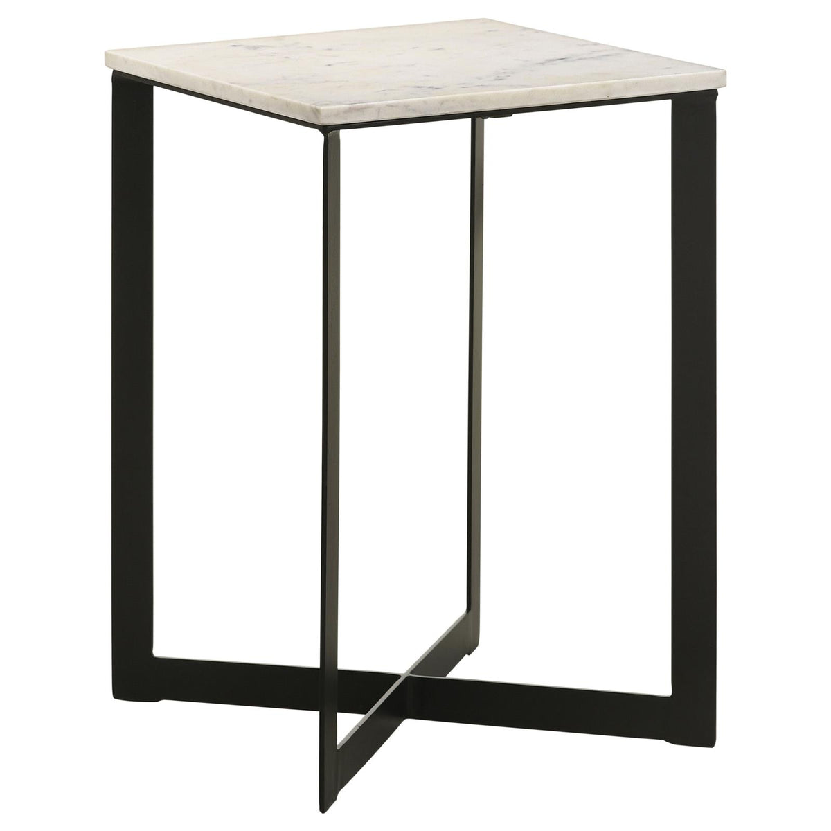 Tobin Marble Top Coffee and End Table Set White