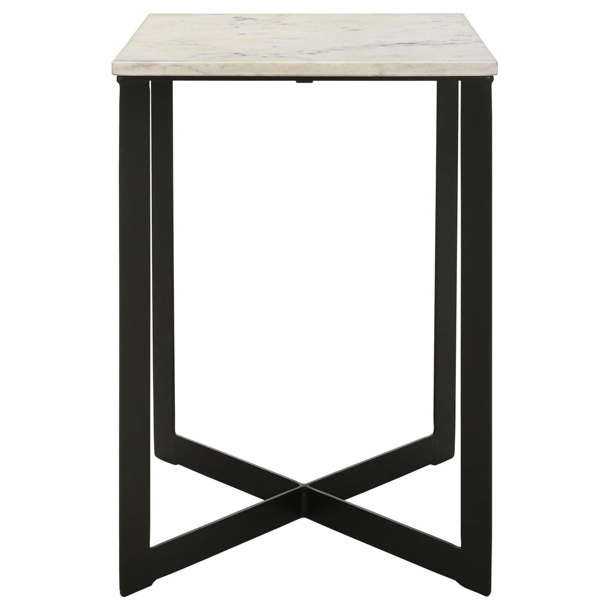 Tobin Marble Top Coffee and End Table Set White