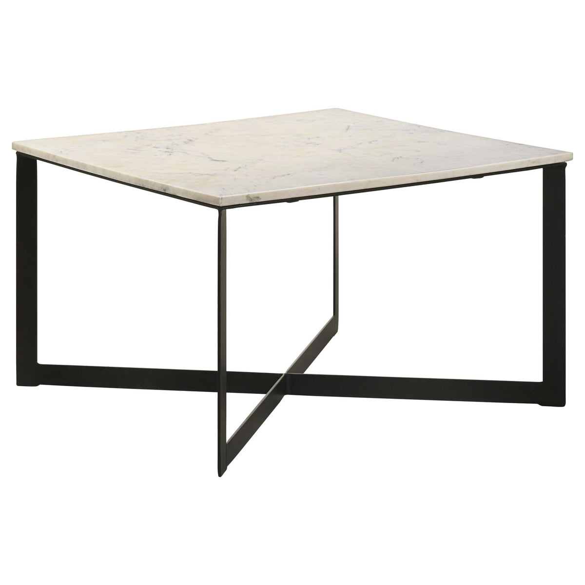 Tobin Marble Top Coffee and End Table Set White