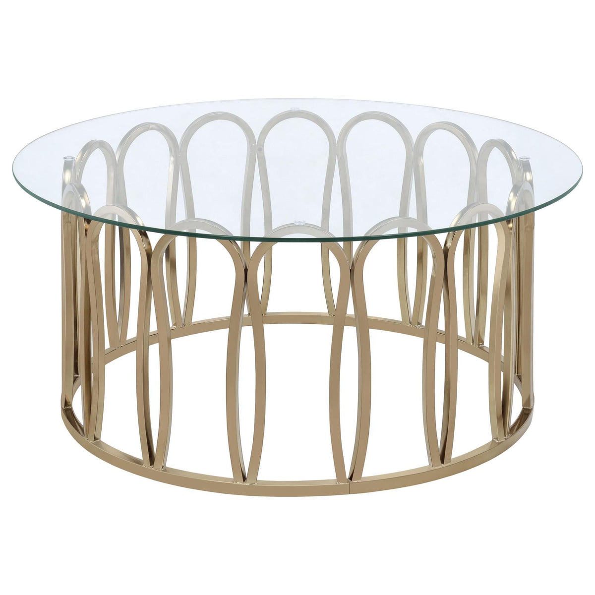 Monett Coffee and End Table Set Chocolate Chrome