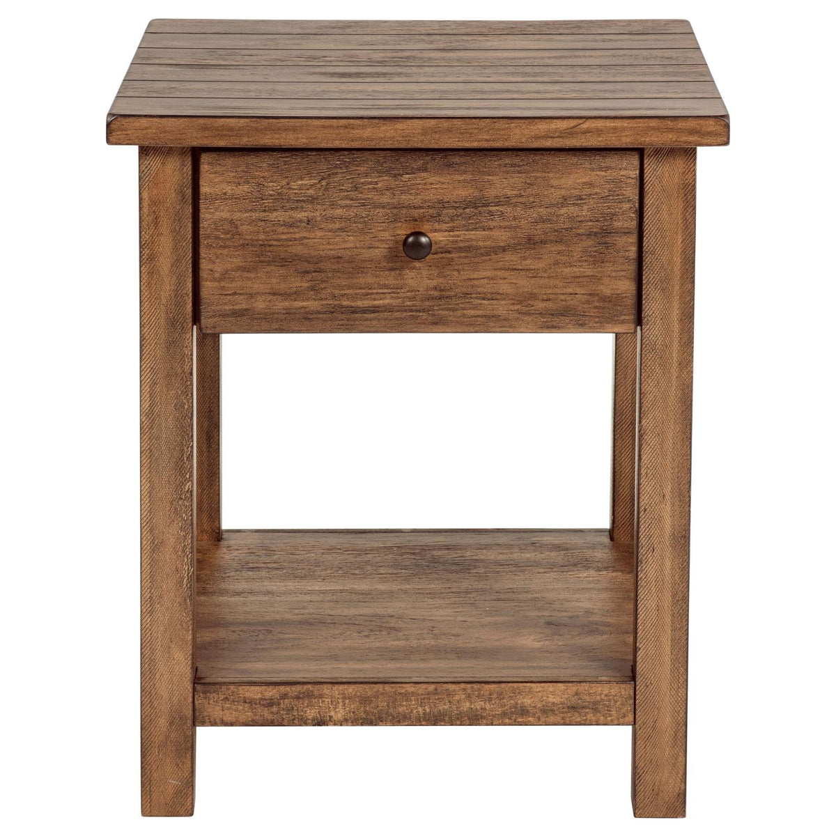 Payne Coffee and 1-drawer End Table Set Brown
