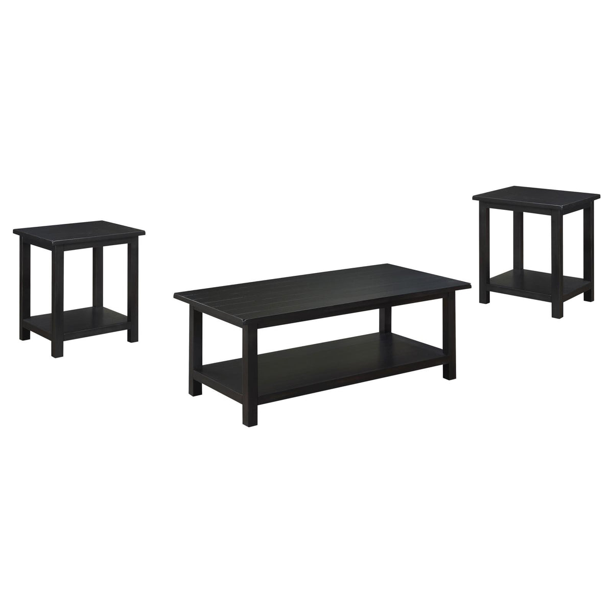 Payne Coffee and 1-drawer End Table Set Java