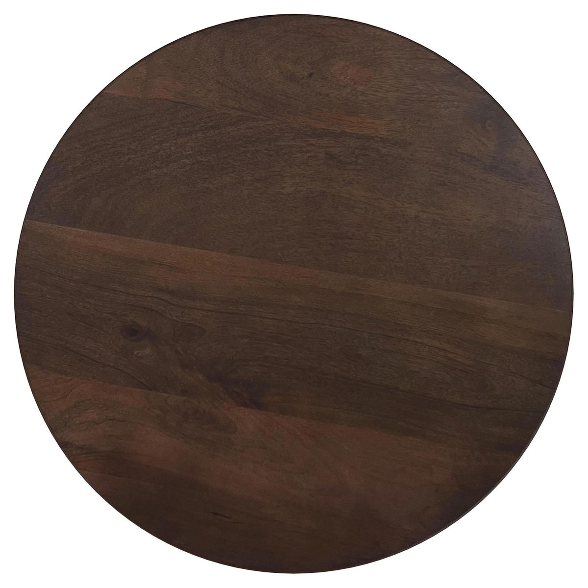 Cayenne Solid Mango Wood Accent Side End Table Walnut