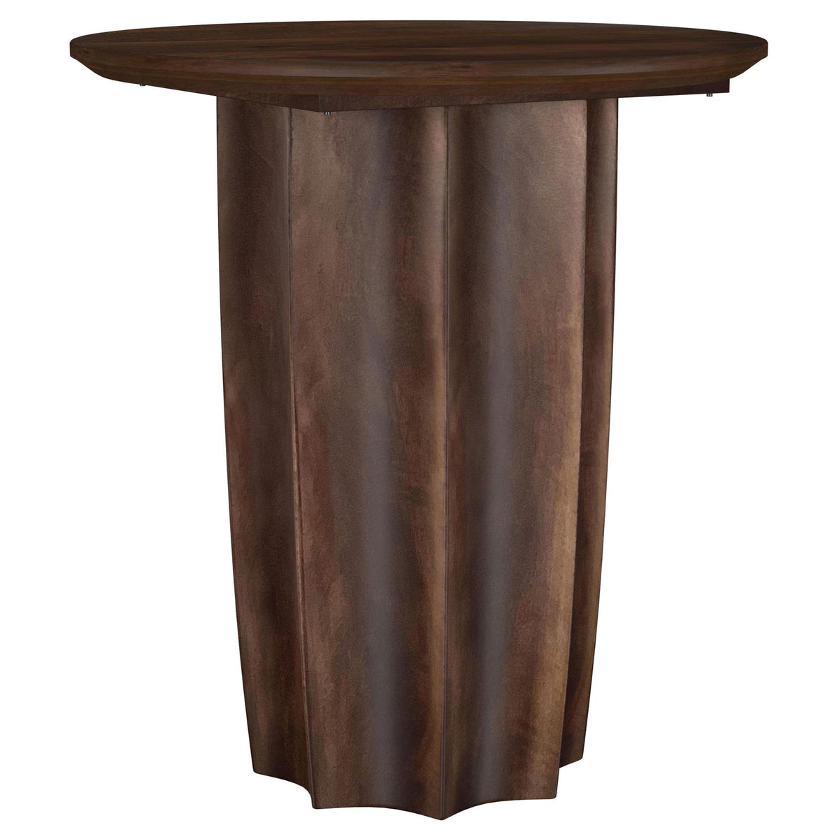 Cayenne Solid Mango Wood Coffee Table Set Walnut