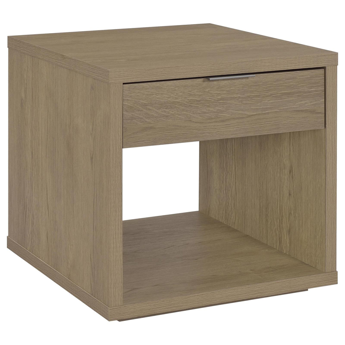 Ingram 3-Piece Coffee and End Table Set with Storage Latte